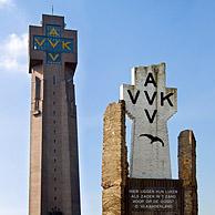 De IJzertoren, herdenkingsmonument voor de Vlaamse gesneuvelden van de Eerste Wereldoorlog te Diksmuide, België
